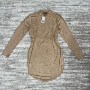 Tan Suede Dress